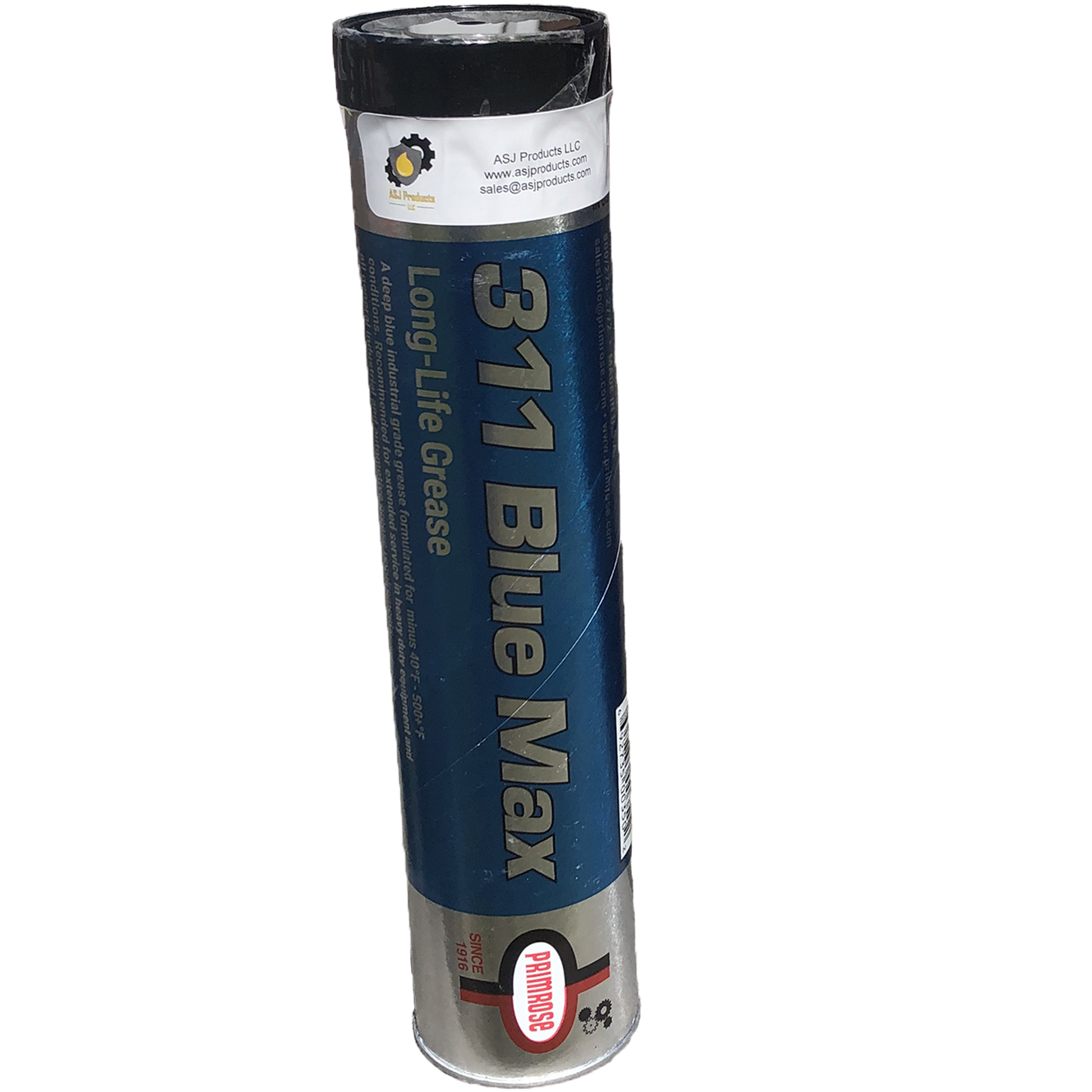 311 Blue Max Grease / NGLI # 2 - ASJ Products, LLC. Blue lithium complex grease, extreme-pressure lubricant for bearings and centralized systems.
